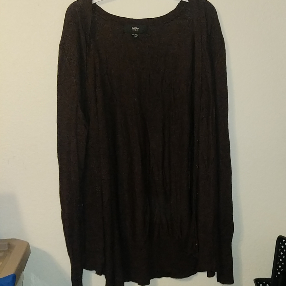 Brown cardigan